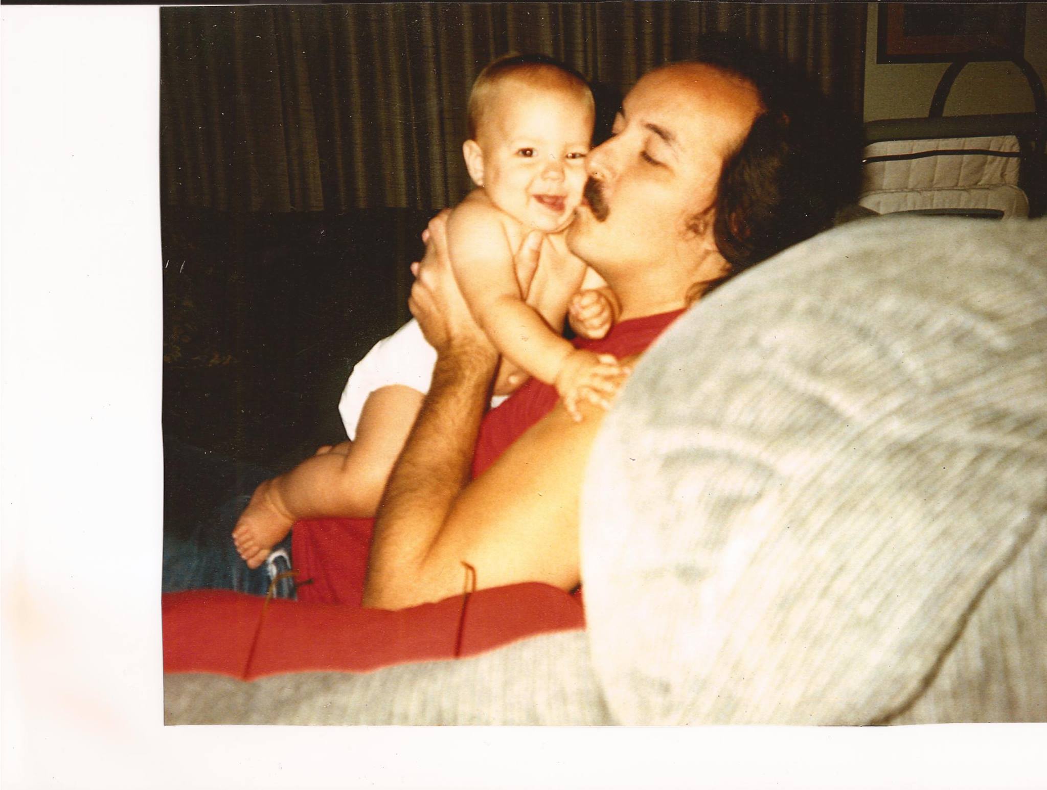 Dad and a baby