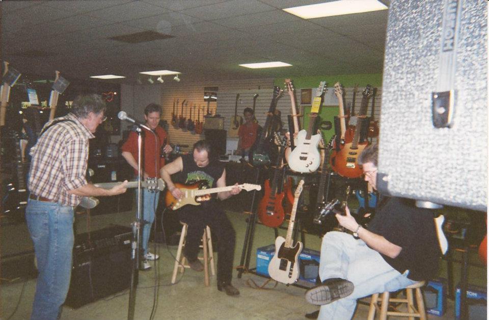 Dad at jam night