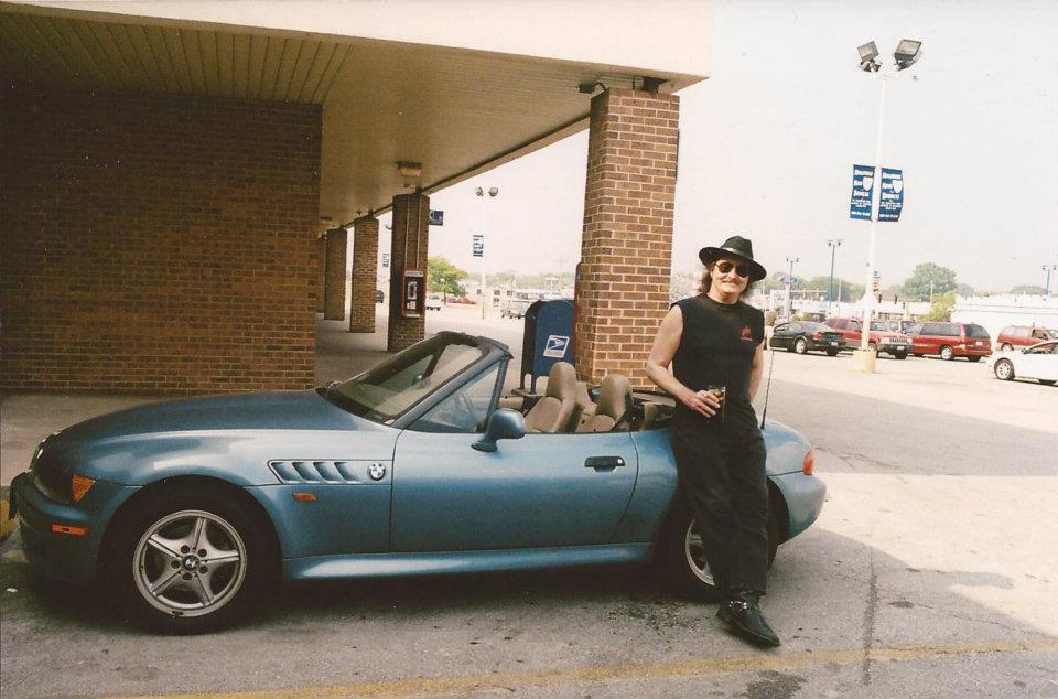 Dad with the BMW