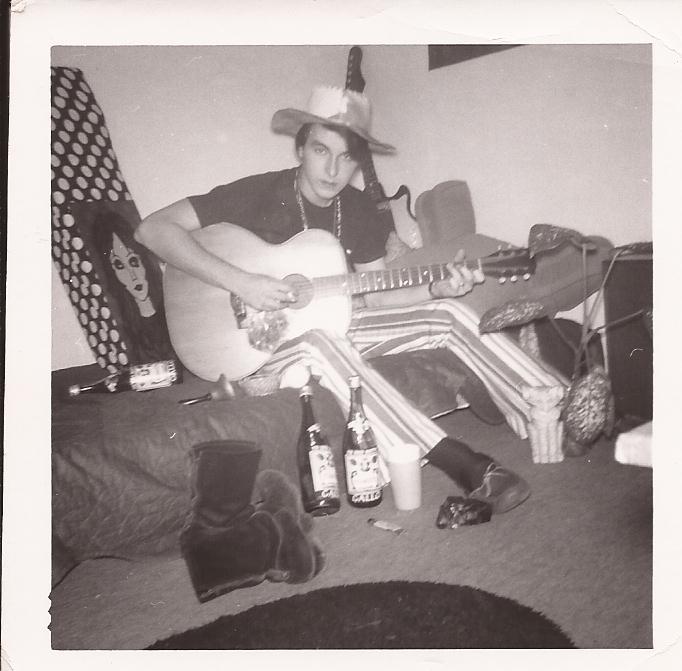 Dad's Euphonon and the liquor bottles