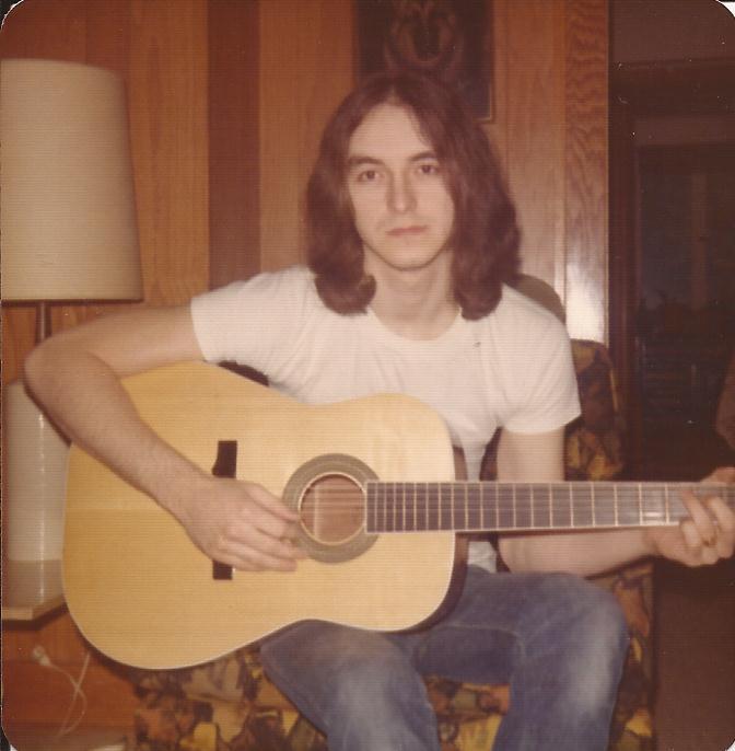 The first guitar he built