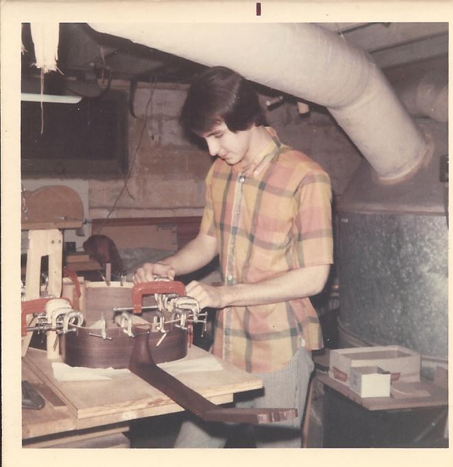 First guitar he built, '72