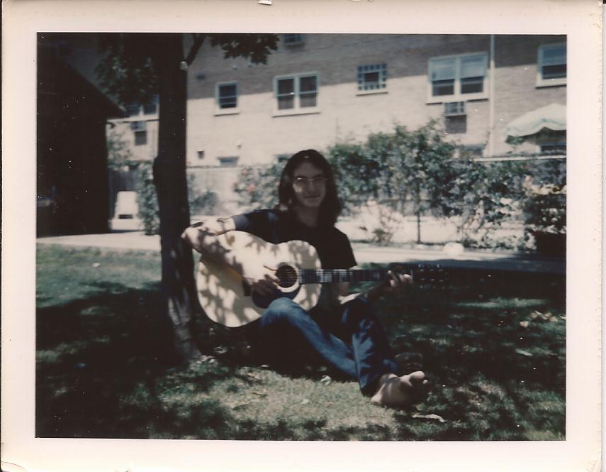 With Pete's Gurian guitar